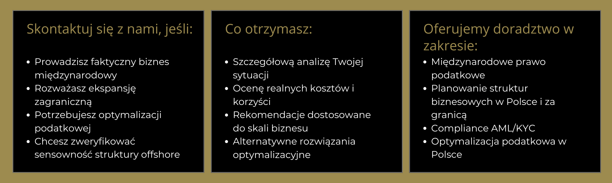 Spółka offshore pomoc prawna